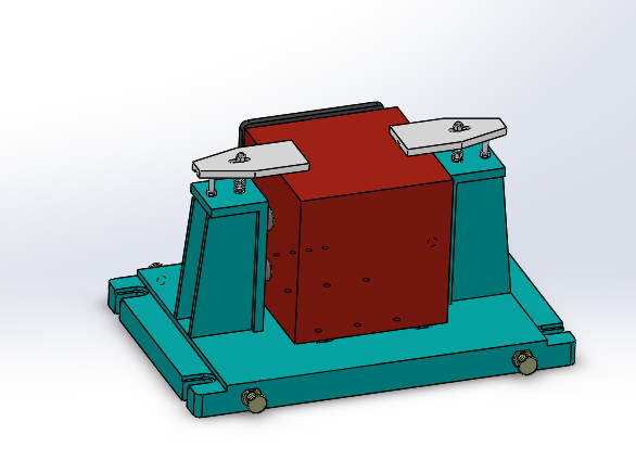 JX404-2108发动机机体钻排气侧面孔夹具设计【三维】